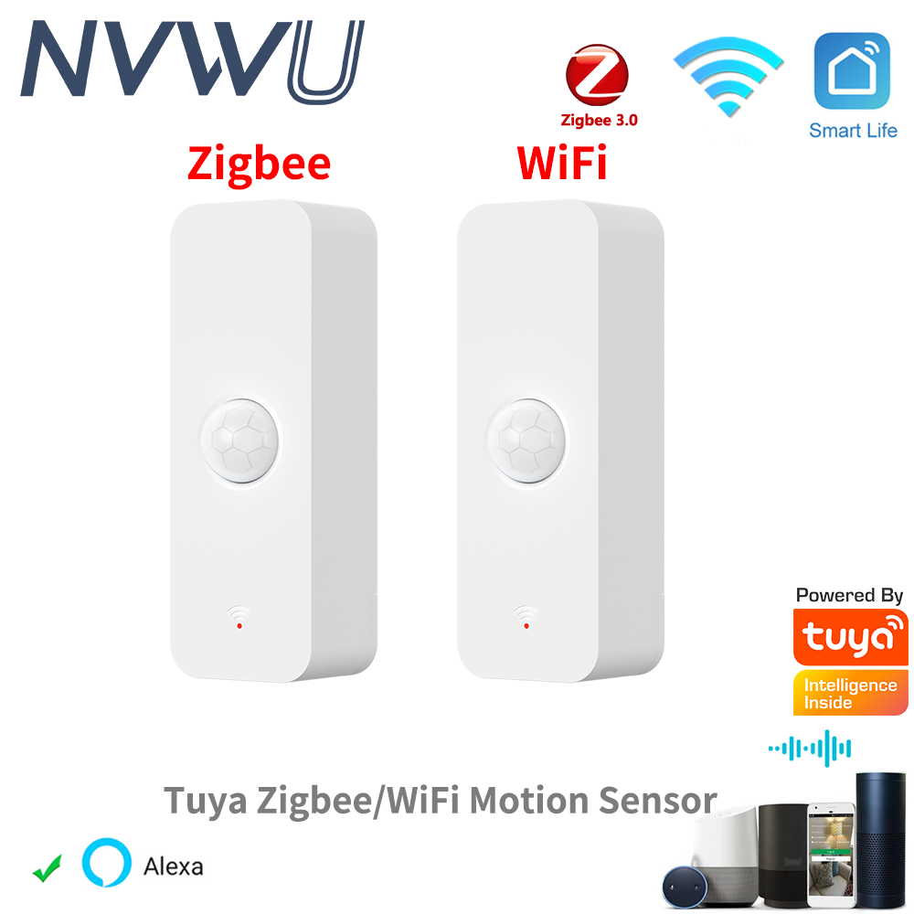 Home Security Technology - Tuya WiFi Zigbee PIR Motion Sensor