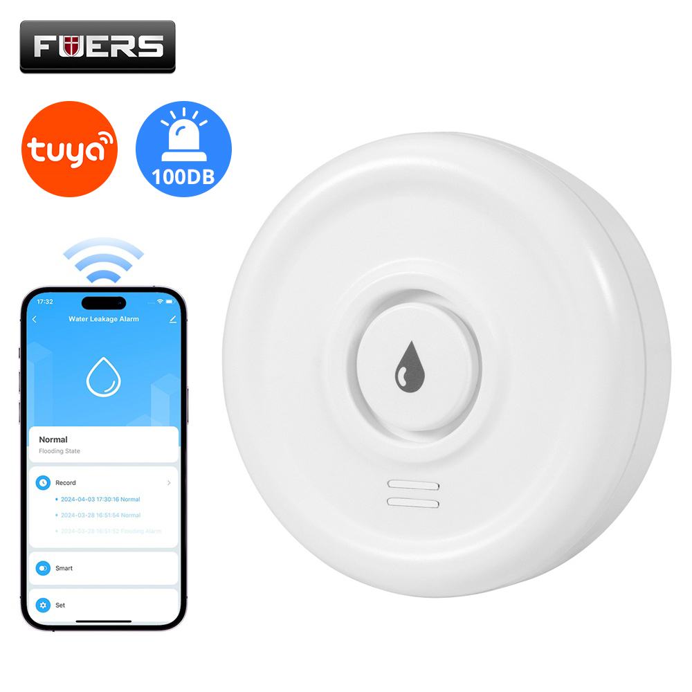 Home Security Technology - Fuers Water Leakage Detector Smart Home