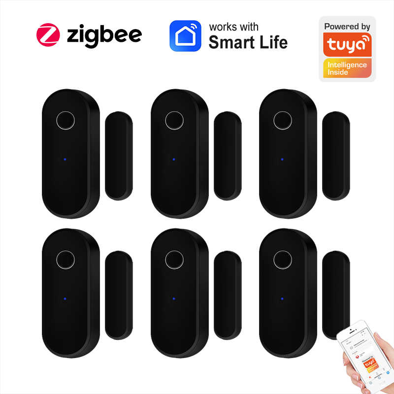 Home Security Technology - Tuya Smart Zigbee Door Sensor Door