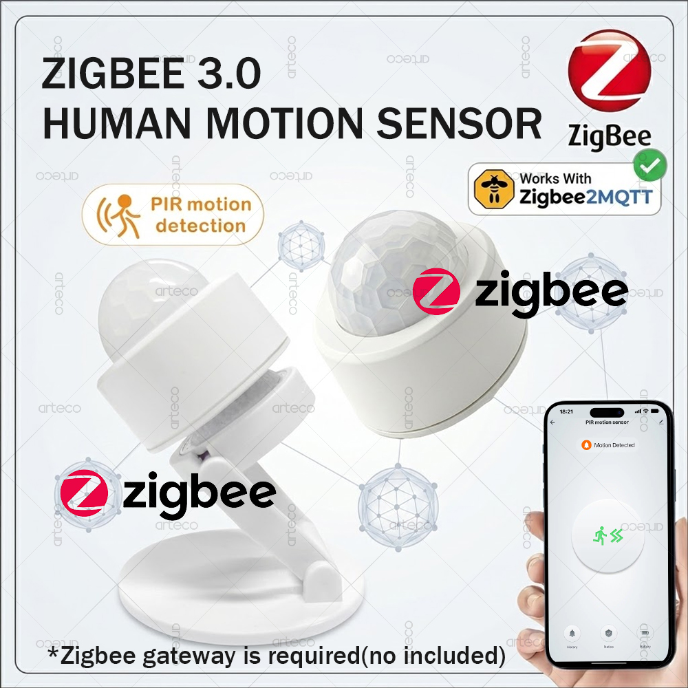 Home Security App - Zigbee 3.0 Mini PIR Motion Sensor