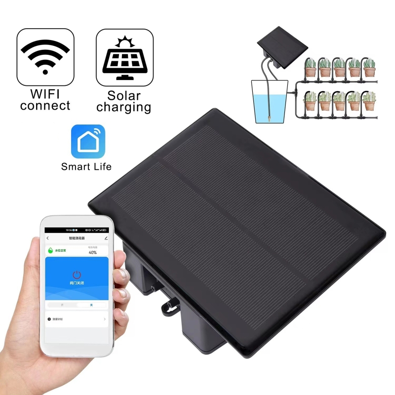 Home Security Technology - WIFI Solar Automatic Watering Machine Kit