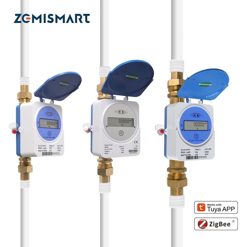 Home Security App - Zemismart Zigbee Smart Ultrasonic Water Meter