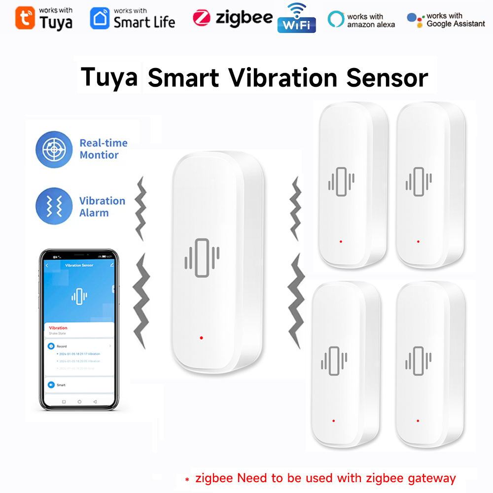 Tuya WiFi Zigbee Smart Vibrati - Home Security App review and price