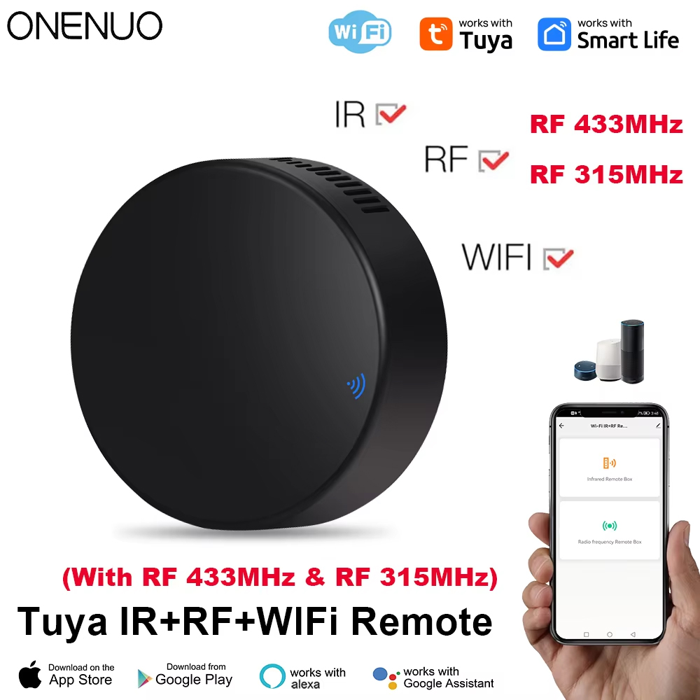 Tuya WiFi RF IR Remote Control - Home Security App review and price