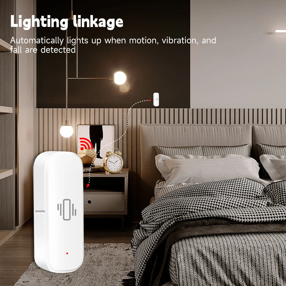 WiFi/Zigbee Smart Vibration Se - Home Security App review and price