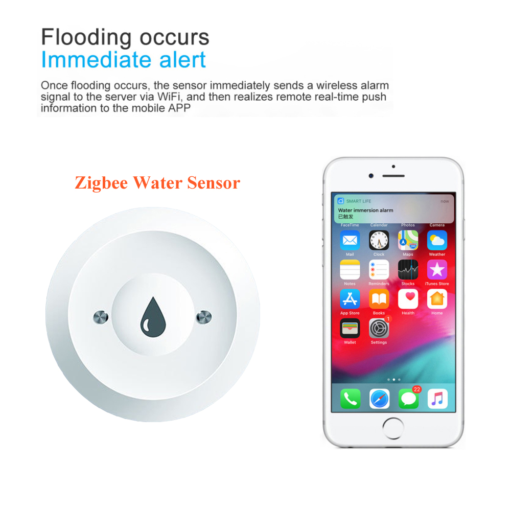 Tuya Water Leak Sensor Smart H - Home Security App review and price