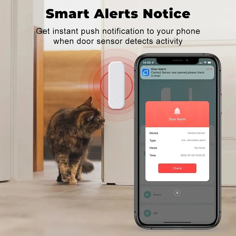 Tuya WiFi Smart Door Window Se - Home Security Technology review and price