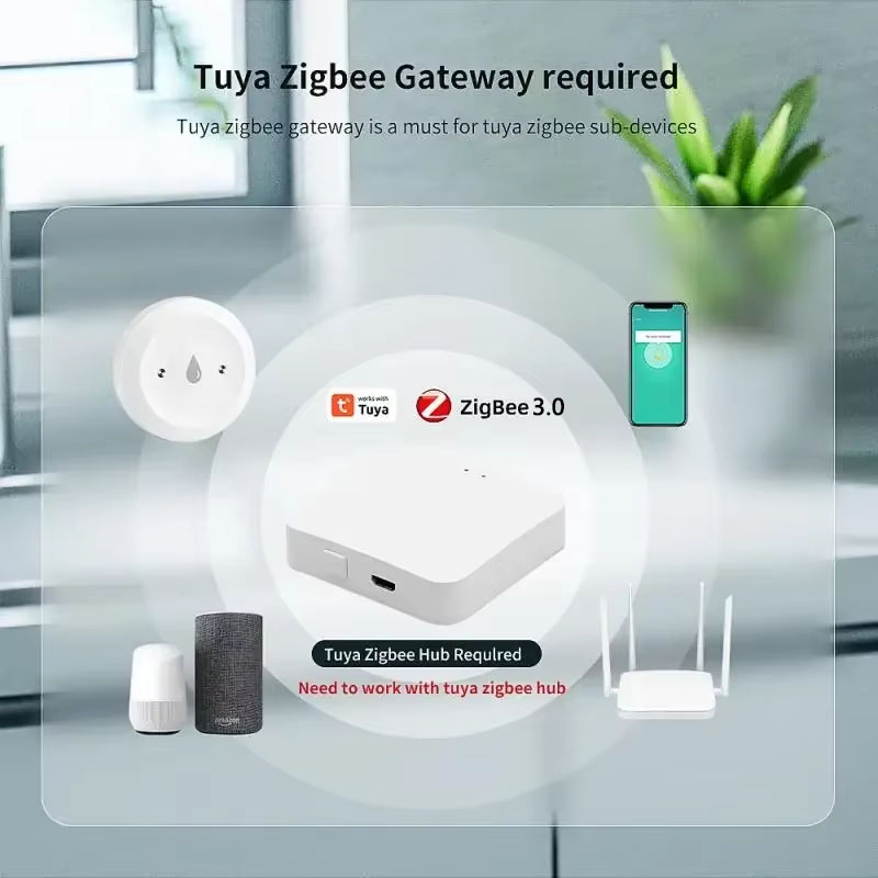 Tuya ZigBee 3.0 Water Leak Det - Home Security App review and price