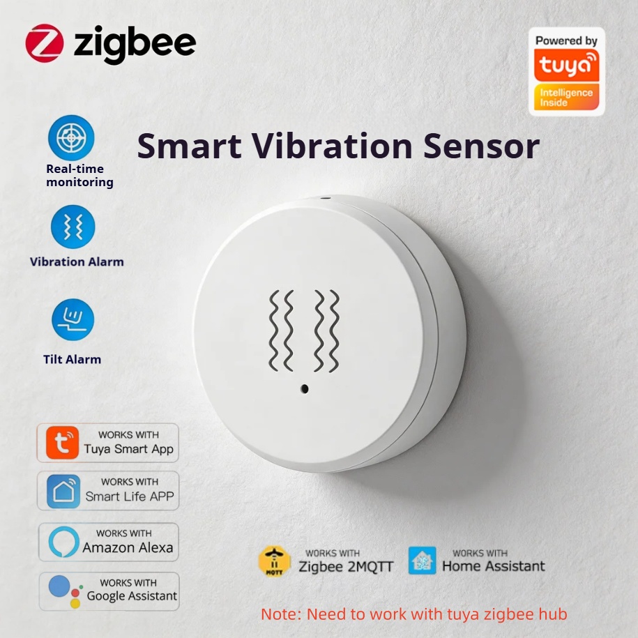 Tuya Zigbee Smart Vibration Se - Home Security App review and price
