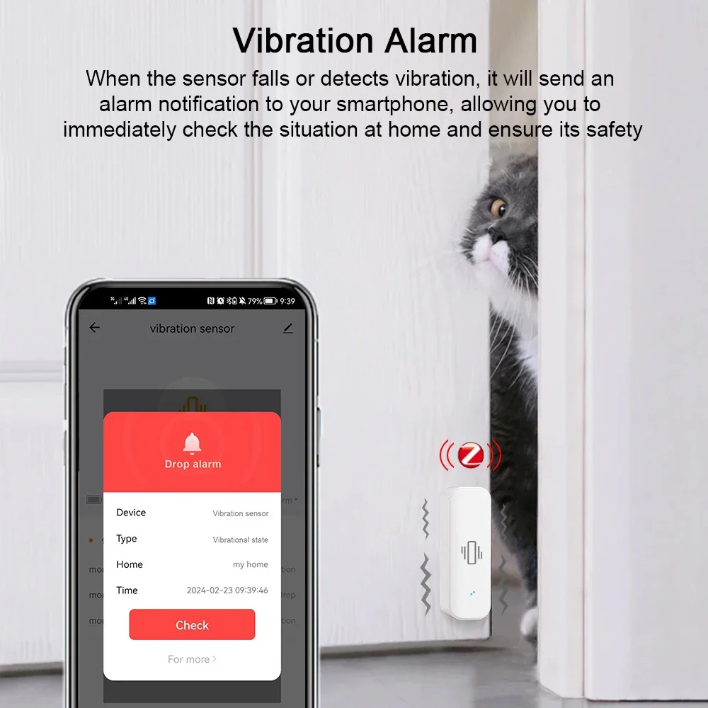 Tuya WiFi/Zigbee Smart Vibrati - Home Security App review and price