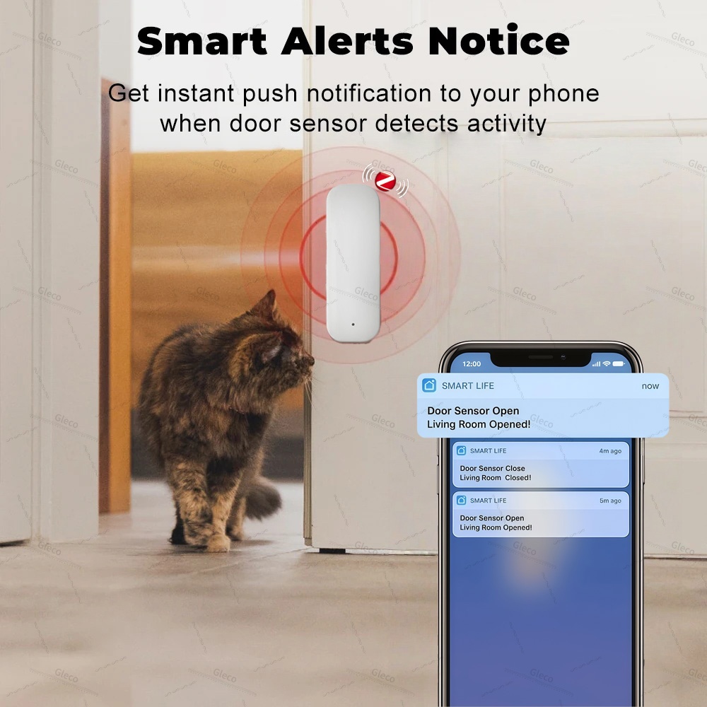 Tuya Zigbee Door Window Sensor - Home Security Technology review and price